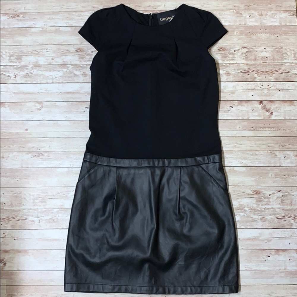 Bagatelle Little Black Dress Faux Leather